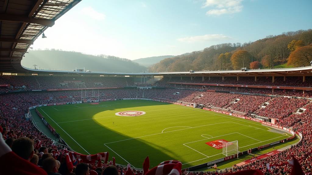Stade Jean Dauger de Bayonne lors d'un match de rugby avec les tribunes remplies
