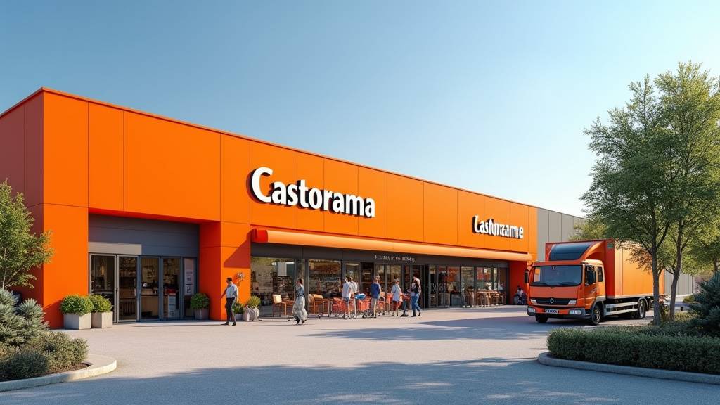 Façade du Castorama de Metz-Tessy proche d'Annecy