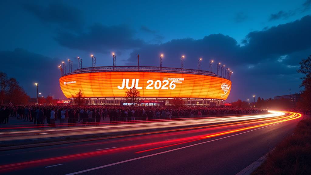 Foule enthousiaste lors d'un concert de Jul à l'Orange Vélodrome