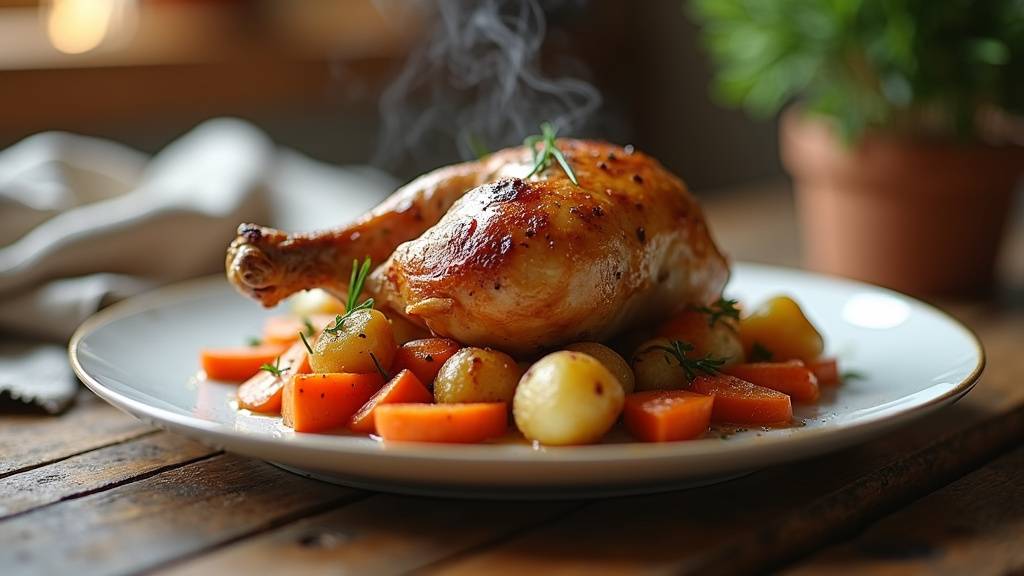 Cuisses de poulet marinant dans un bol avec herbes et épices