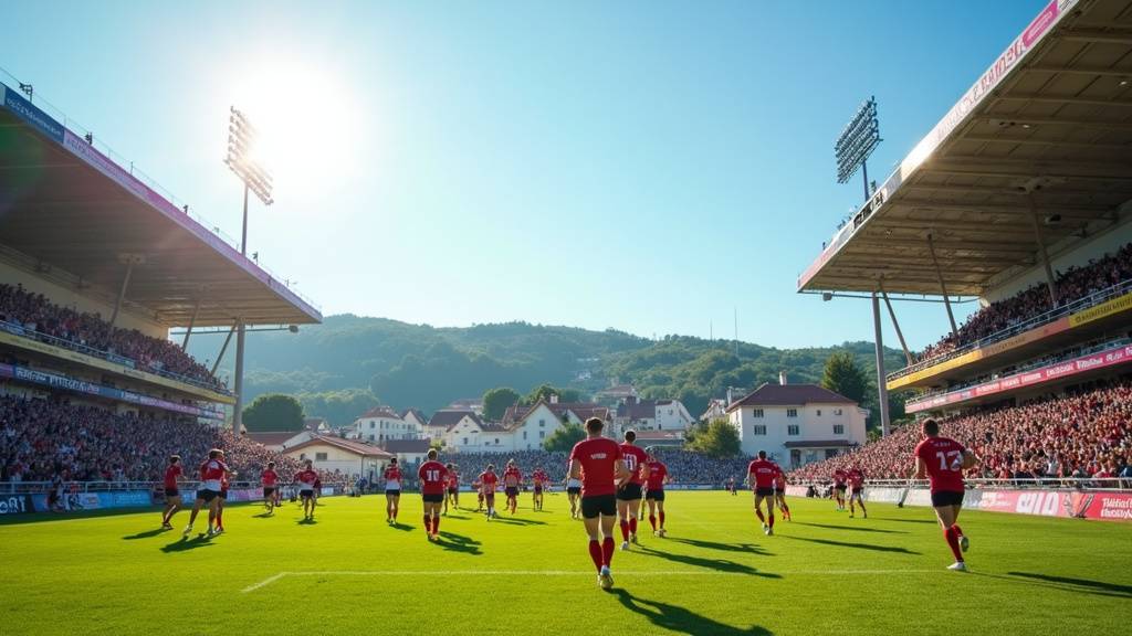 Espace VIP du Stade Jean Dauger avec vue sur le terrain