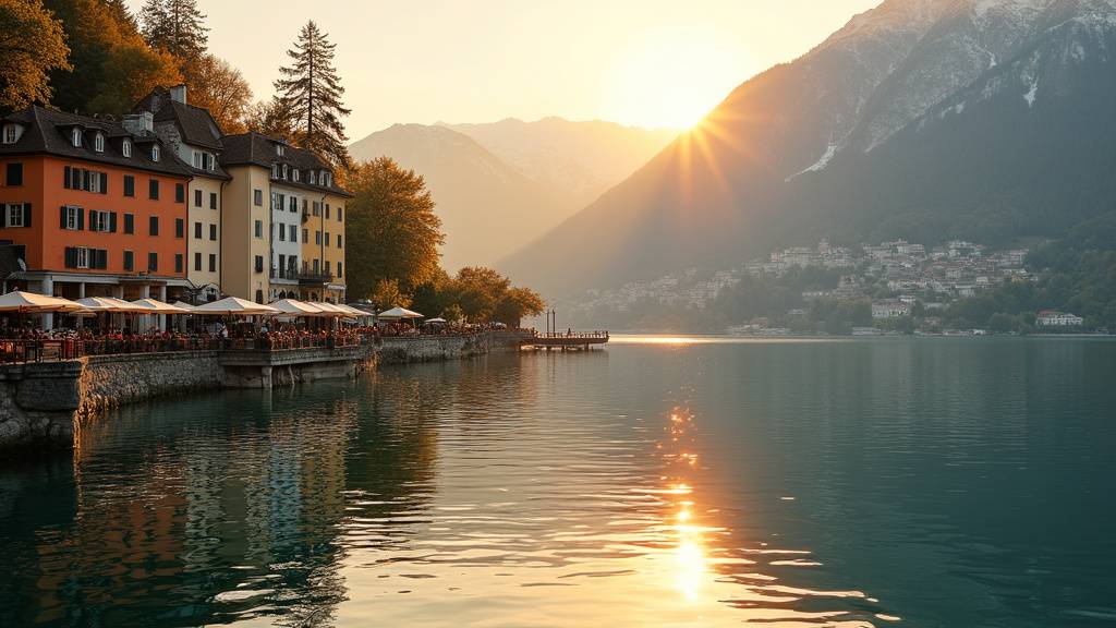 Carte d'Annecy montrant les différentes zones d'hébergement