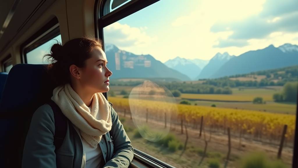 Intérieur d'un TGV INOUI avec sièges confortables et bar à disposition