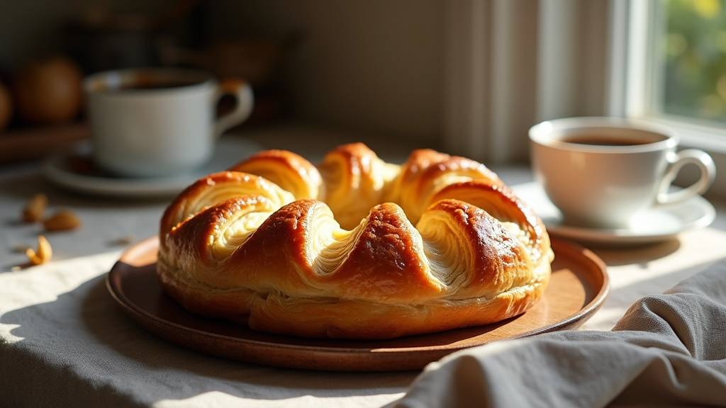 Préparation de la crème d'amande dans un saladier avec ingrédients disposés autour