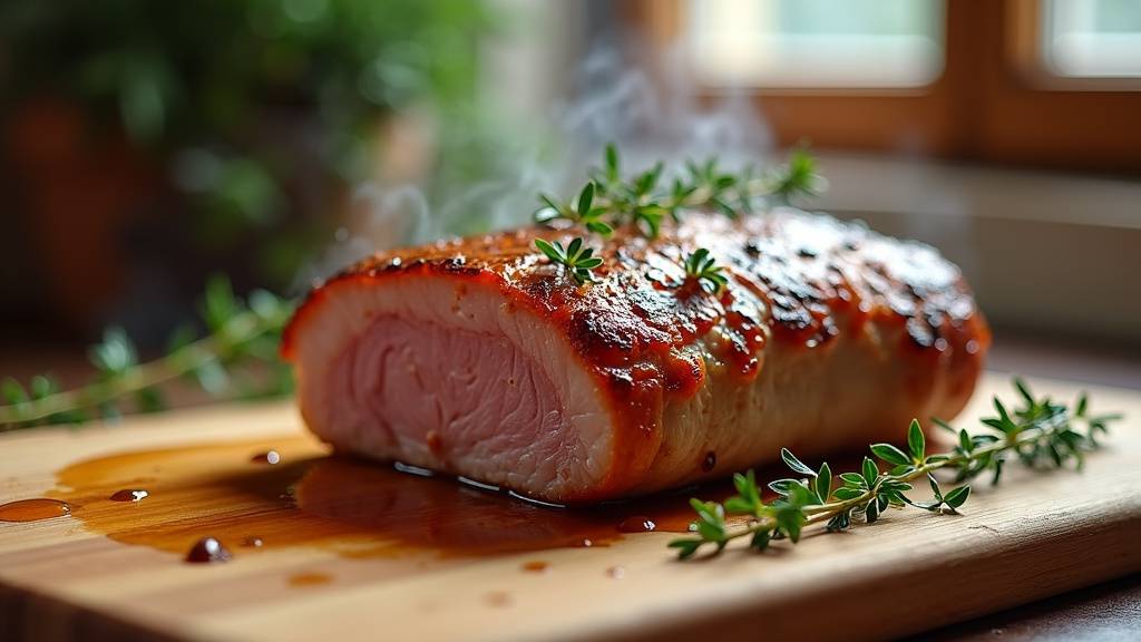Réussir la cuisson d'un rôti de porc au four sans le dessécher