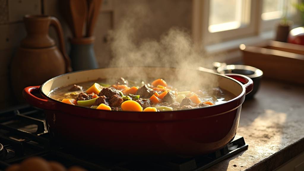 Sélection de viandes pour pot-au-feu : paleron, gîte, plat de côtes et queue de bœuf