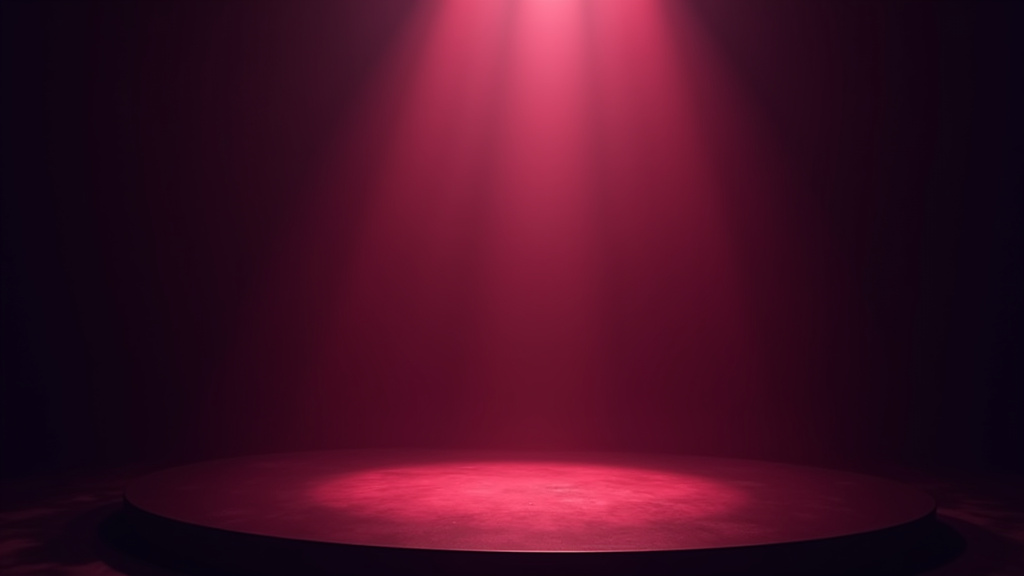 Scène du concert de The Weeknd avec éclairages et fumée